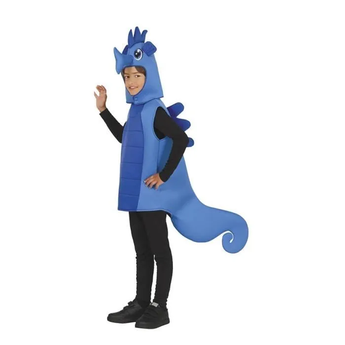 Guirca Déguisement hippocampe bleu garçon (5-6 ans)-0