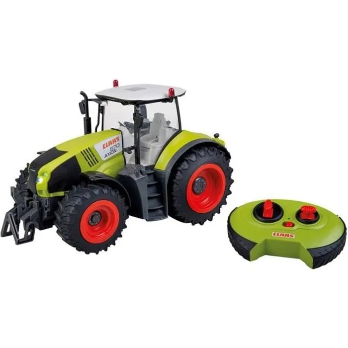 Bebeboutik Tracteur jouet radiocommande Claas Axion 870 1 16 Happy People Vert Pour enfant de 6 ans et plus