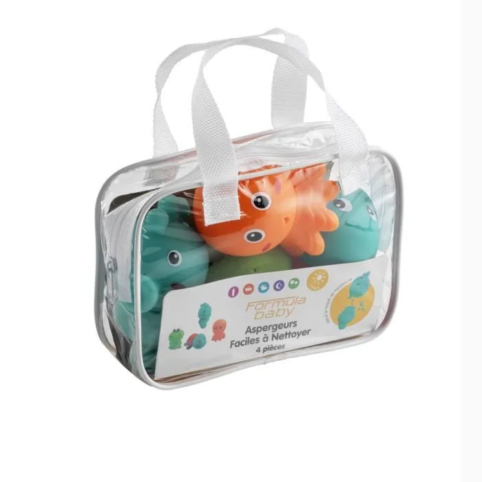 FORMULA BABY Lot de 4 Aspergeurs de bain amovibles - À partir de 6 mois-3