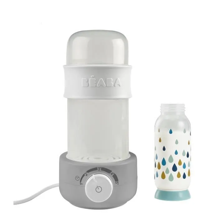 Chauffe-biberon et petits-pots BEABA Bib Secondes vapeur Grey - Evolutif et multi-fonctions-4