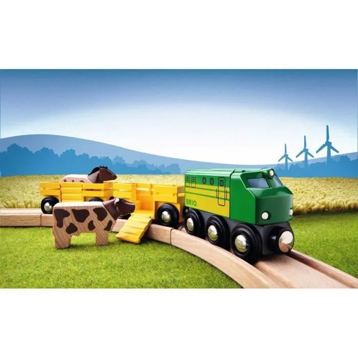Train des Animaux de la Ferme - BRIO - Circuit en bois - Ravensburger - Mixte dès 3 ans-3
