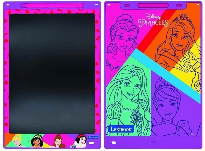 Tablette à Dessins - Disney - 28cm - Écran Électronique - 6 Pochoirs Inclus - Multicolore-0