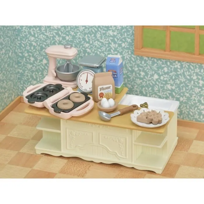 SYLVANIAN FAMILIES - Le meuble de cuisine et accessoires - Blanc - Chine - 3 ans et plus-4