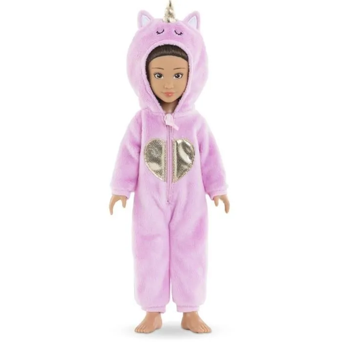 Accessoires poupée - COROLLE - Dressing Combinaison Licorne - 7 accessoires - 28 cm - Fille-0