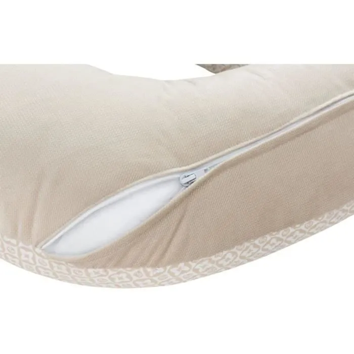 Bellochi Coussin D'allaitement avec Housse Coussin Allaitement 40x60 cm - Coton et Velours - Lux-2