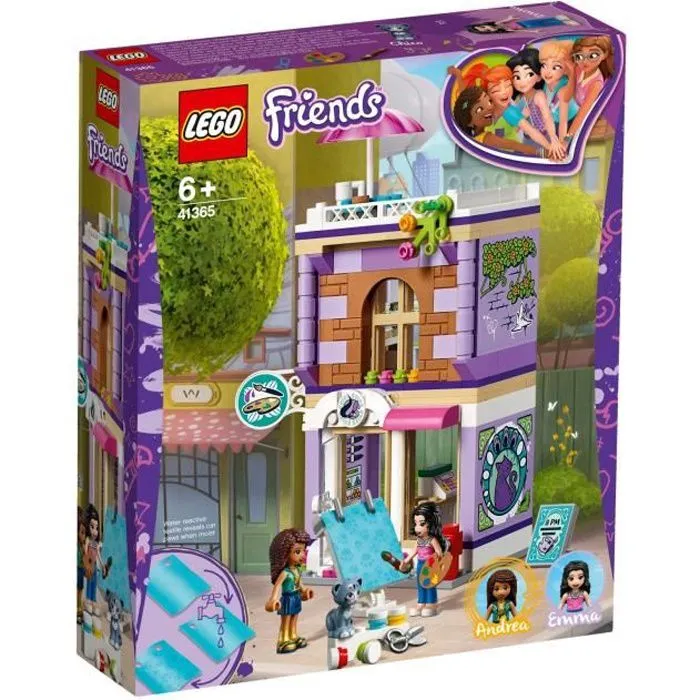 LEGO® Friends 41365 L'atelier d'artiste d'Emma - jeu de construction-0