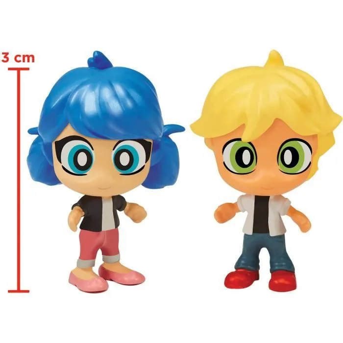 BANDAI - Miraculous Ladybug - Mini univers Chibi Boulangerie - Mini figurines Marinette et Adrien incluses - P50551-4