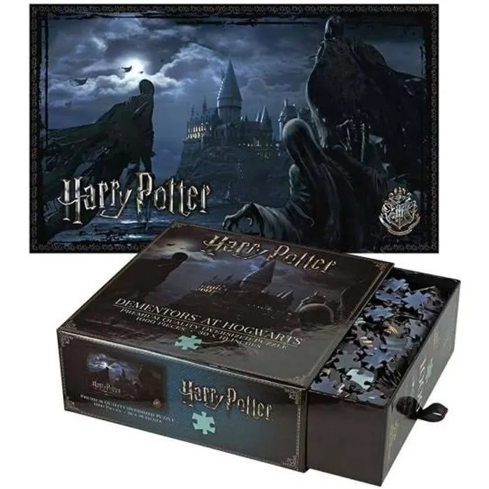 Puzzle Harry Potter - Noble Collection - Dementors at Hogwarts - Adulte - 1 puzzle - Noir-0
