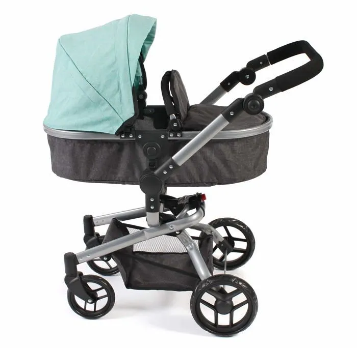 Landau - poussette Bayer chic - 593-42 - Poussette pour poupee Yolo 2 en 1 pour Enfants de 4 a 8 Ans-1