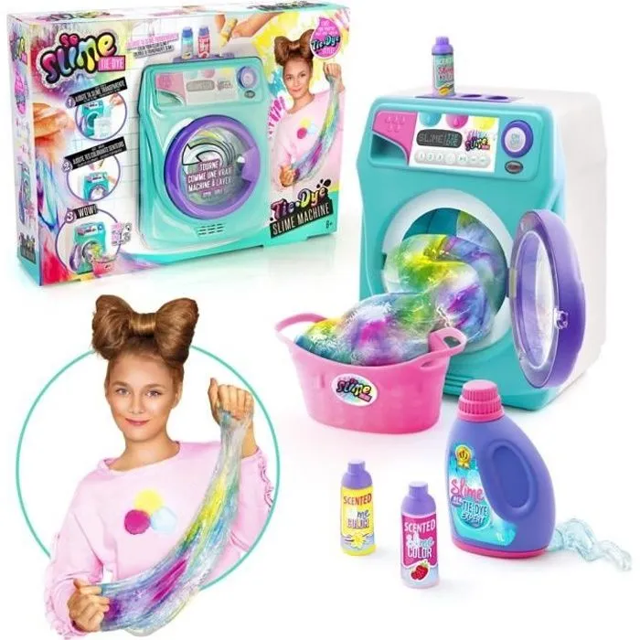 Canal Toys Machine à laver Slime Tie & Dye SO DIY - Crée ta propre slime Tie & Dye !-0