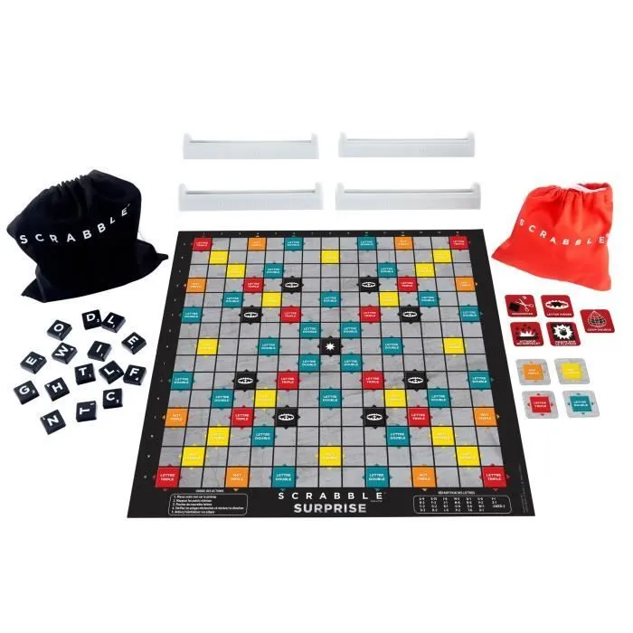 Mattel Games - Scrabble Surprise - Jeu de société et de lettres - Dès 10 ans-1