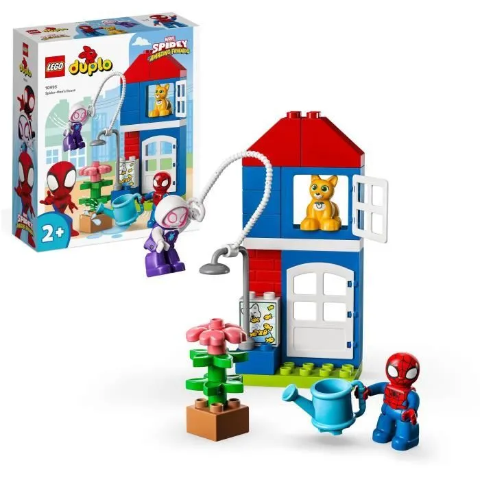 LEGO DUPLO Marvel 10995 La Maison de Spider-Man, Jouet Enfants 2 Ans, Spidey et ses Amis-0