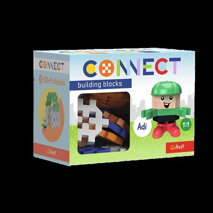 Jeu de blocs de construction Connect figure Adi 35 pièces-2