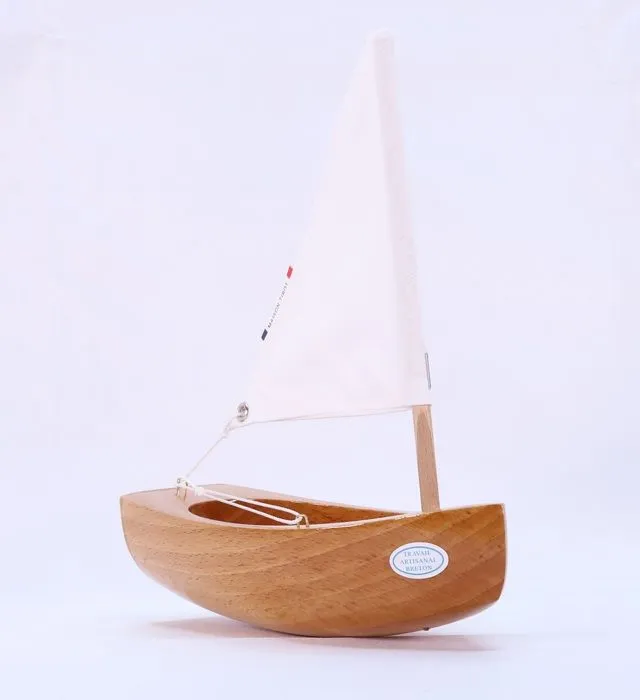 Maison Tirot - Bateau Le Bâchi bois naturel 17cm - TIROT-3