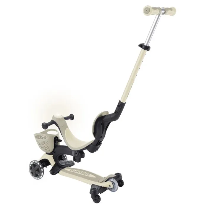 Globber - Trottinette évolutive GO-UP BABY 360 LIGHTS - Taupe-5