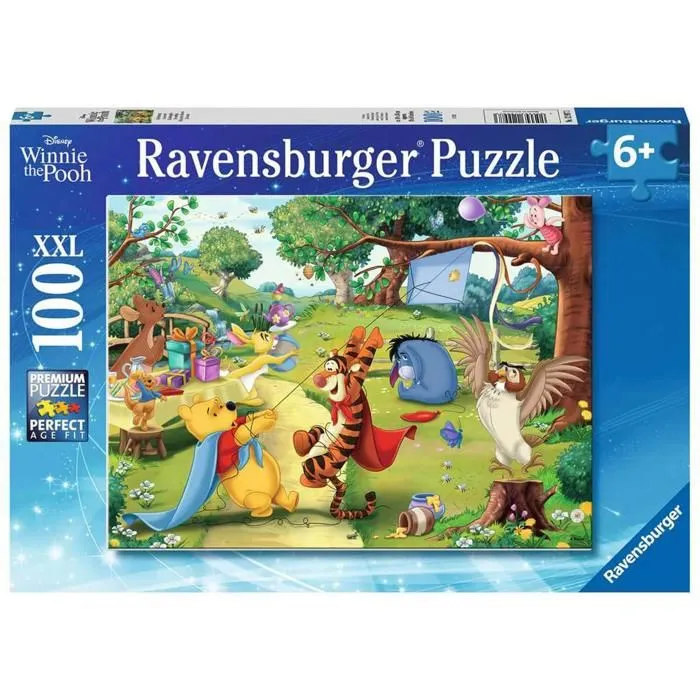 Puzzle 100 pièces XXL :  Disney Winnie l'Ourson : Le sauvetage-2