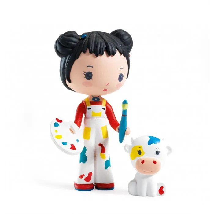 Figurines Tinyly - DJECO - Barbouille et Gribs - Jouet Enfant - Gamme Tinyly - Coloris Unique-0