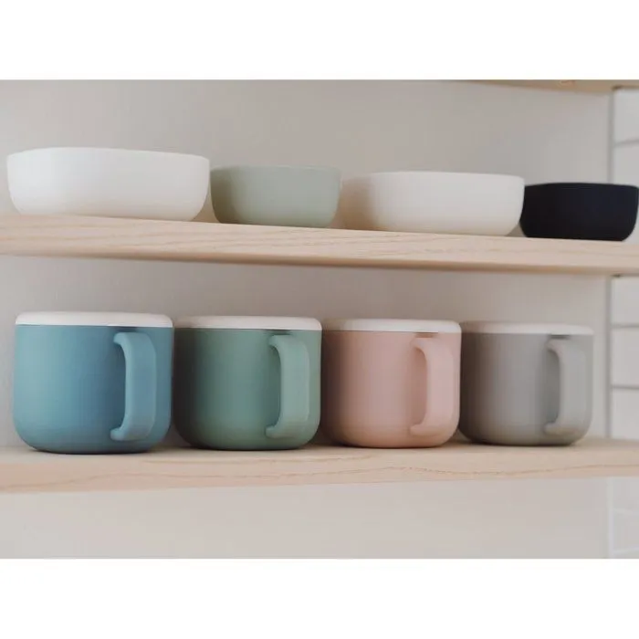 Tasse pick'n snack silicone Vert sauge-3