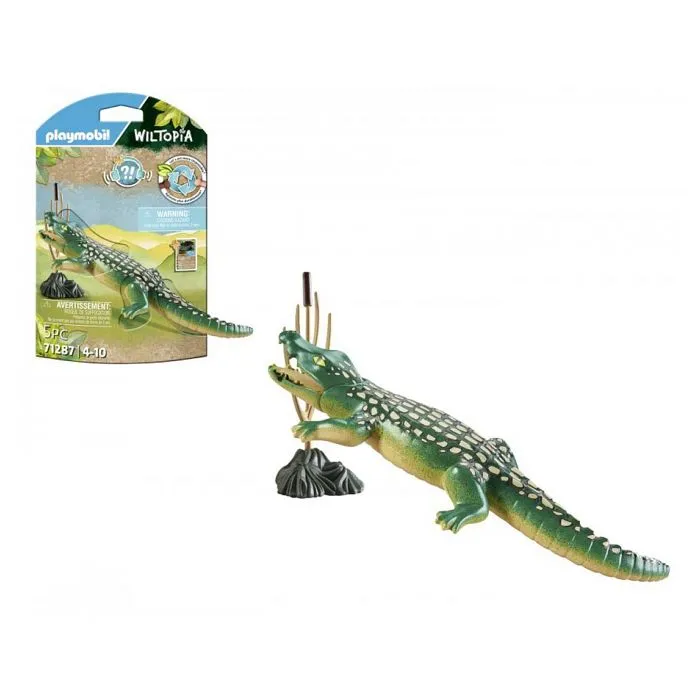 PLAYMOBIL - Wiltopia - Alligator - Multicolore - 4 ans - Enfant - Bleu-2