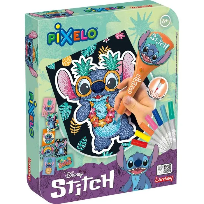 JOUET - LANSAY - Pixelo Stitch - 8 illustrations - Multicolor - Dès 6 ans-3