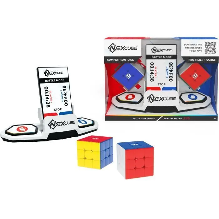 Jeu de stratégie et de réflexion - GOLIATH - Nexcube Battle Pack - 2 nexcube 3x3 - Multicolore-5