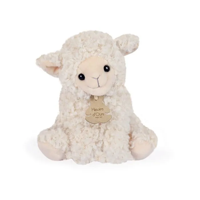 Peluche Agneau Vintage PM - Histoire d'ours - 20CM - Bébé - Blanc - Mixte-1
