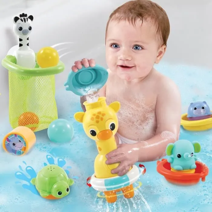 Coffret de bain multi-activité VTECH MAXI - Girafe mécanique - Pour enfants de 5 mois à 5 ans-5