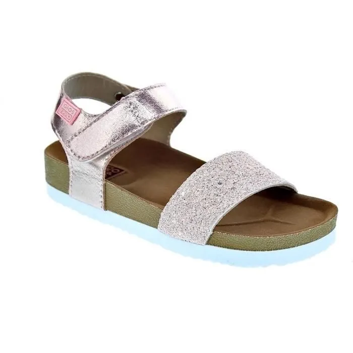 Sandales Enfant Fille - GIOSEPPO - Orange Cuivre - Fermeture Scratch - 100% Synthétique-2