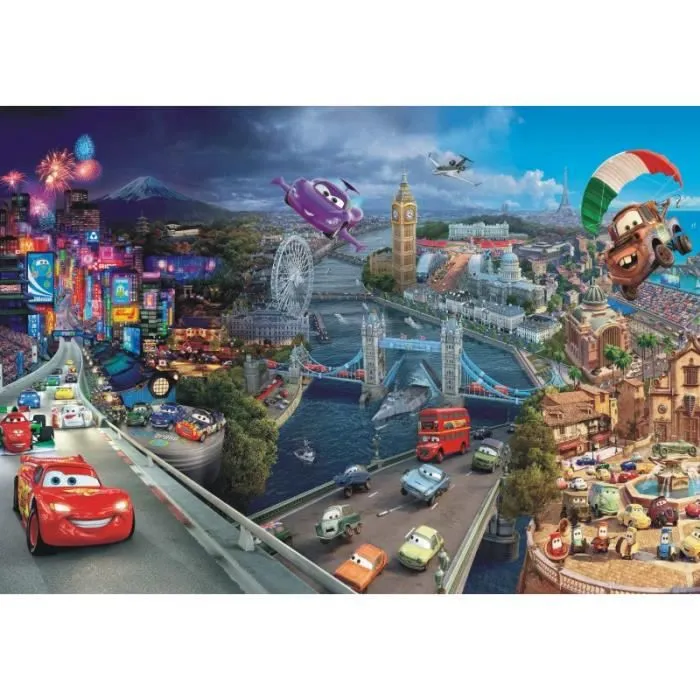 DISNEY CARS 2 - Poster-Papier peint XXL -360 x…-1