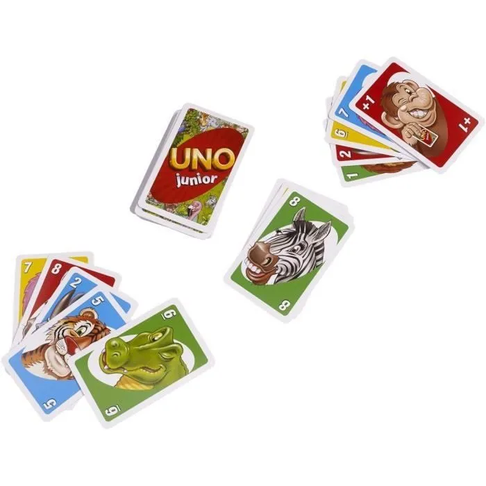 Mattel Games - Uno Junior - Jeu de Cartes pour Enfants - Dès 3 ans GKF04-2
