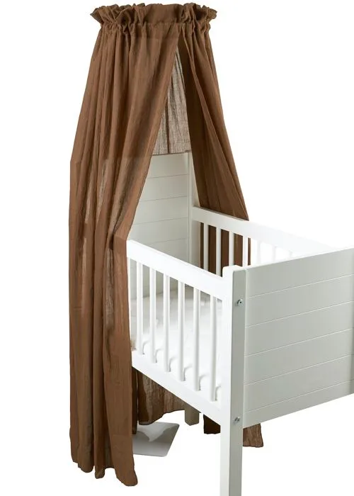 Meyco Baby Uni ciel de lit - chocolate-1