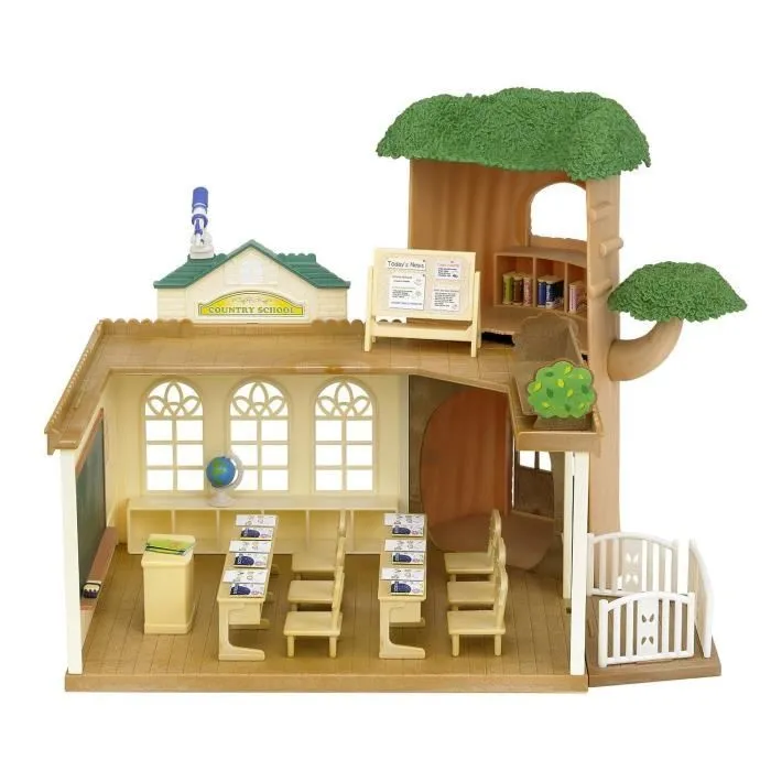 SYLVANIAN FAMILIES - 5105 - L'école de la forêt - La crèche, l'école-2