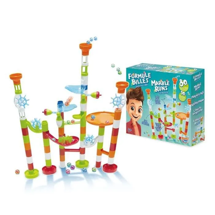 Jeu de construction - BUKI FRANCE - Formule Billes - 80 pièces - Labyrinthe à billes-1