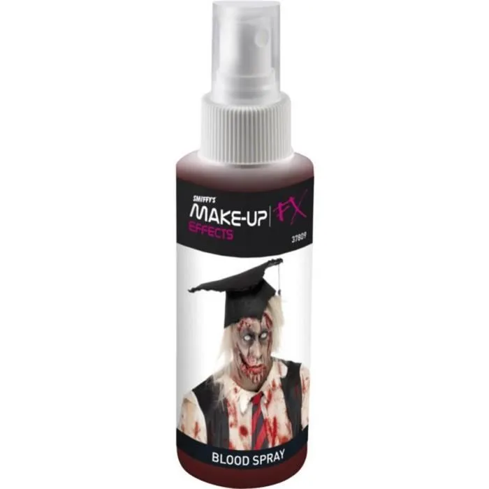 Spray de faux sang Halloween - SMIFFY'S - 48ml - Effet réaliste - Pour maquillages effrayants-0