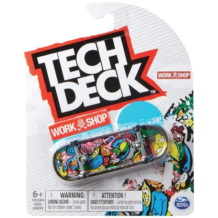 Finger skate - Spin Master - Tech Deck Pack 1 - Pour enfant à partir de 6 ans - Mixte-0
