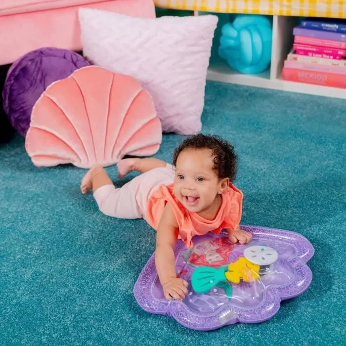 DISNEY BABY -ARIEL- Tapis d'eau pour bébé, jeu sensoriel et d'éveil, gonflable, facile à nettoyer, pliable, jouets dès la naissance-2