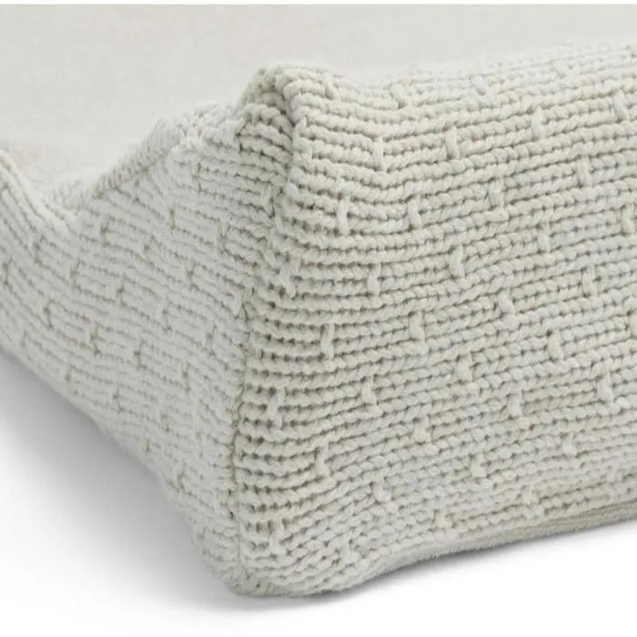 Housse matelas à langer Bliss Knit Nougat Beige-1