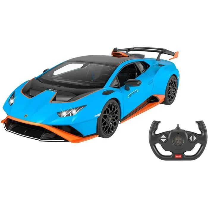 Voiture de sport - JAMARA - LAMBORGHINI HURACÁN STO - Radiocommandé - Blanc - Extérieur-0