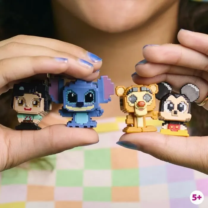 Figurines à collectionner - DISNEY Doorables - Multi Peek PIXEL PERFECT - 5 à 7 figurines, 4 cm, 50 à collectionner, 8 pixelées-1