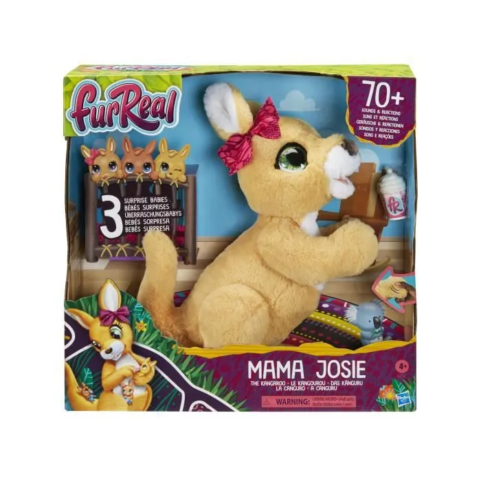 FURREAL FRIENDS - Mama Josie - jouet kangourou interactif-1
