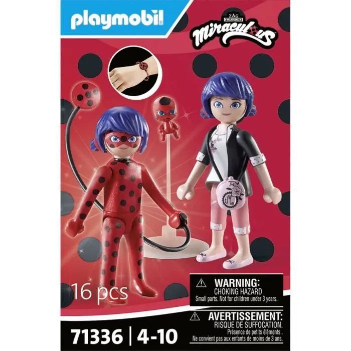 PLAYMOBIL 71336 Miraculous : Marinette & Ladybug-2