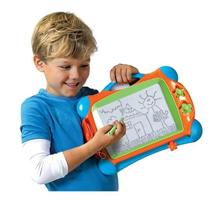 Tableau à dessin magnétique - SES CREATIVE - Ardoise magique - Portable - Effaçable - 3 ans et plus-1