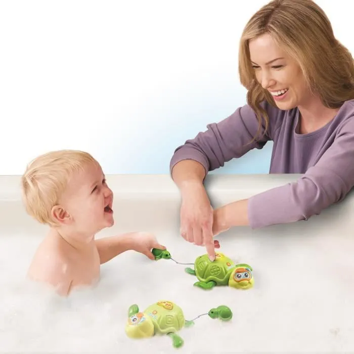 Jouet de Bain - VTECH BABY - Maman Tortue et son Bébé Nageur - Vert - Mixte - 12 mois et plus-3