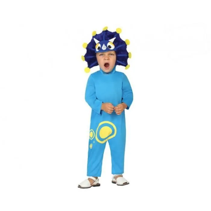 Déguisement dragon pour bébé - AC-Déco - Bleu - Taille 0-6 mois-0