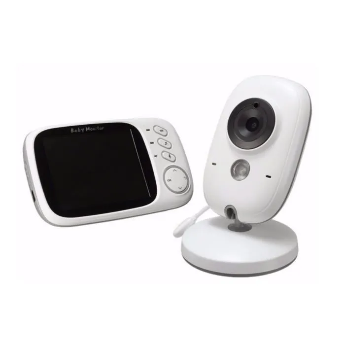 Baby Monitor-Vidéo Sans Fil Multifonctions -Conexion jusqu'à 256m Moniteur 3.2" LCD - Contrôle température - Vision nocturne-2