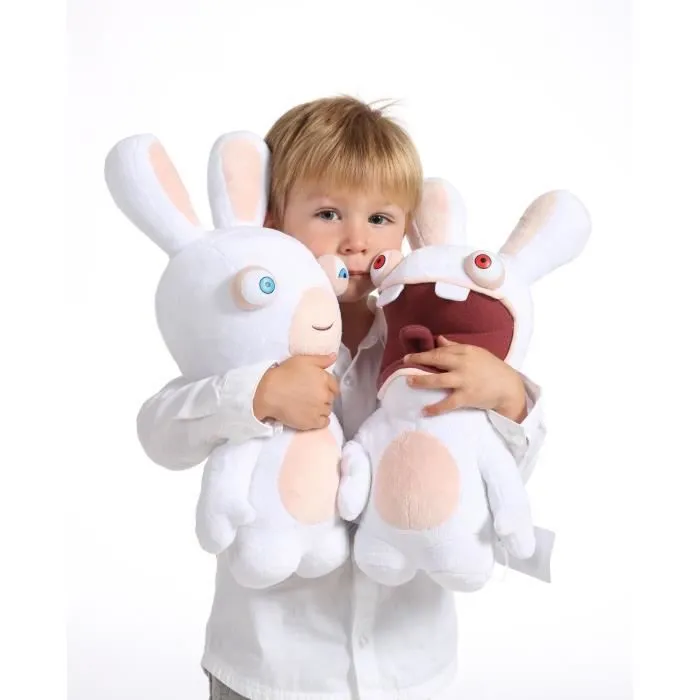 LAPINS CRETINS Peluche 40 cm-2