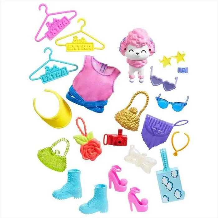 Ensemble de placard Barbie Extra +20 accessoires originaux Mattel-2