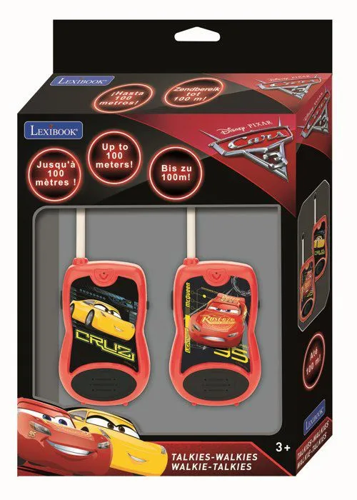 Talkies-Walkies Disney Cars 3 - LEXIBOOK - Portée de transmission 100m - Jaune - Enfant-1