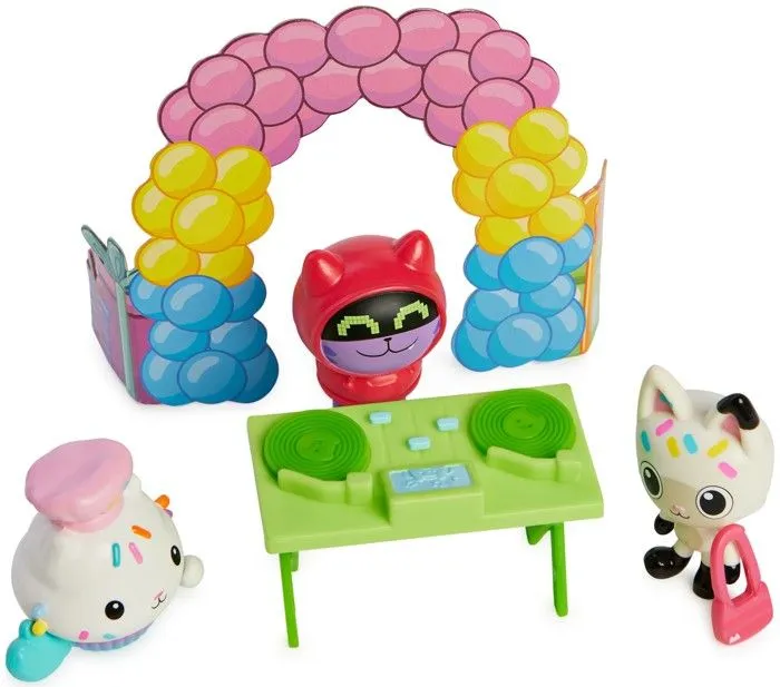 Gabby's Dollhouse Birthday Kit Pando Paws figurines + accessoires-5
