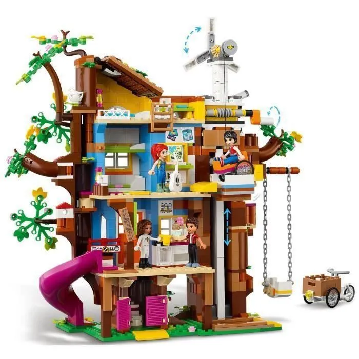 SHOT CASE - LEGO 41703 Friends La Cabane de l'Amitié dans l'Arbre, Set avec Mini-Poupées Mia et River, Jouet Éducatif pour Enfants +-2